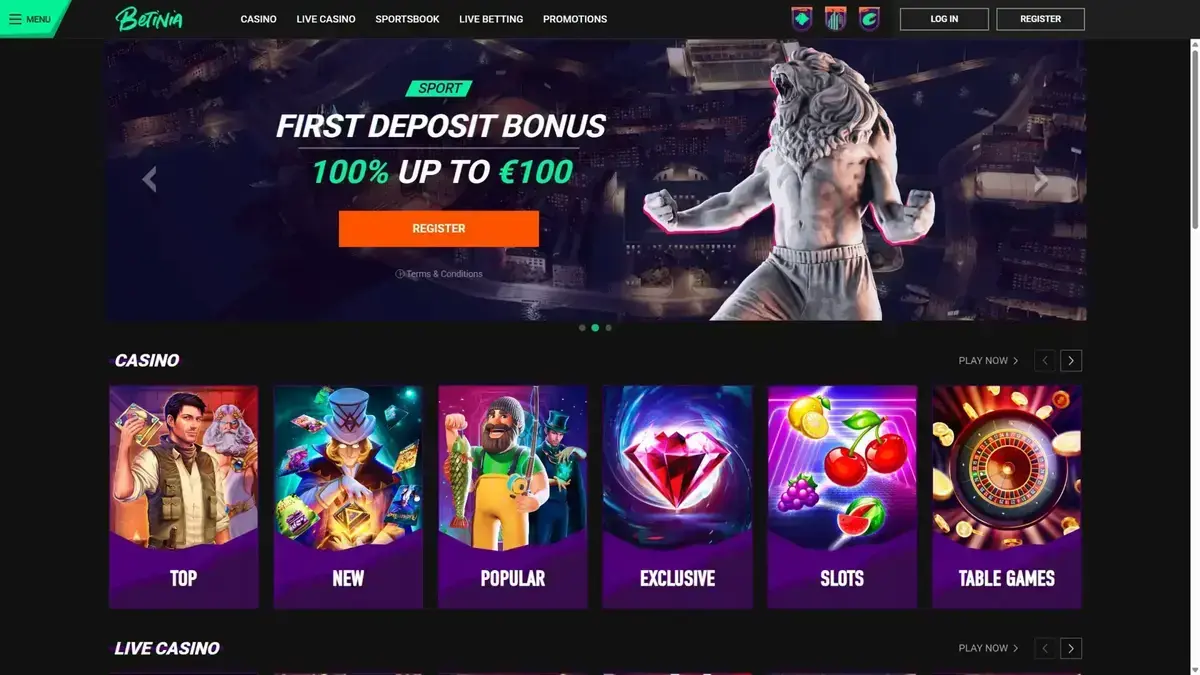 Betinia Képernyőkép 1